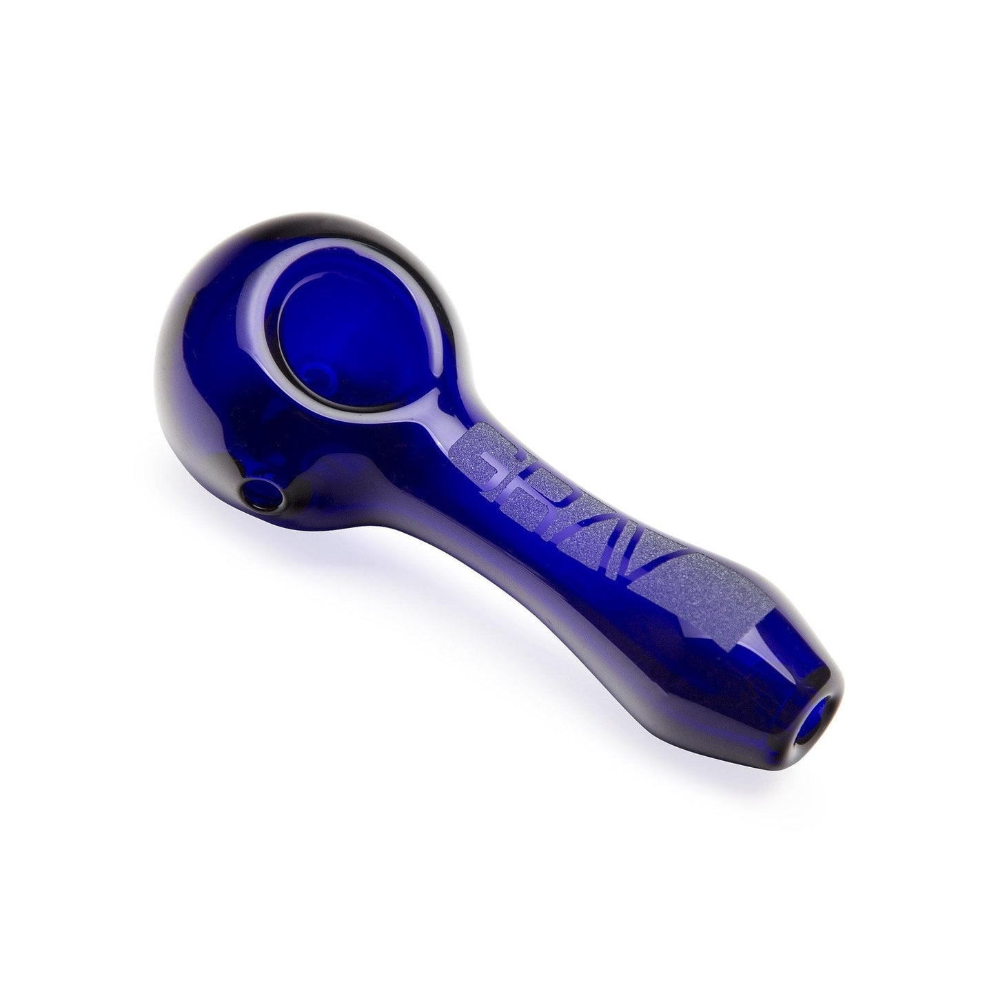 grav classic spoon hand pipe blue