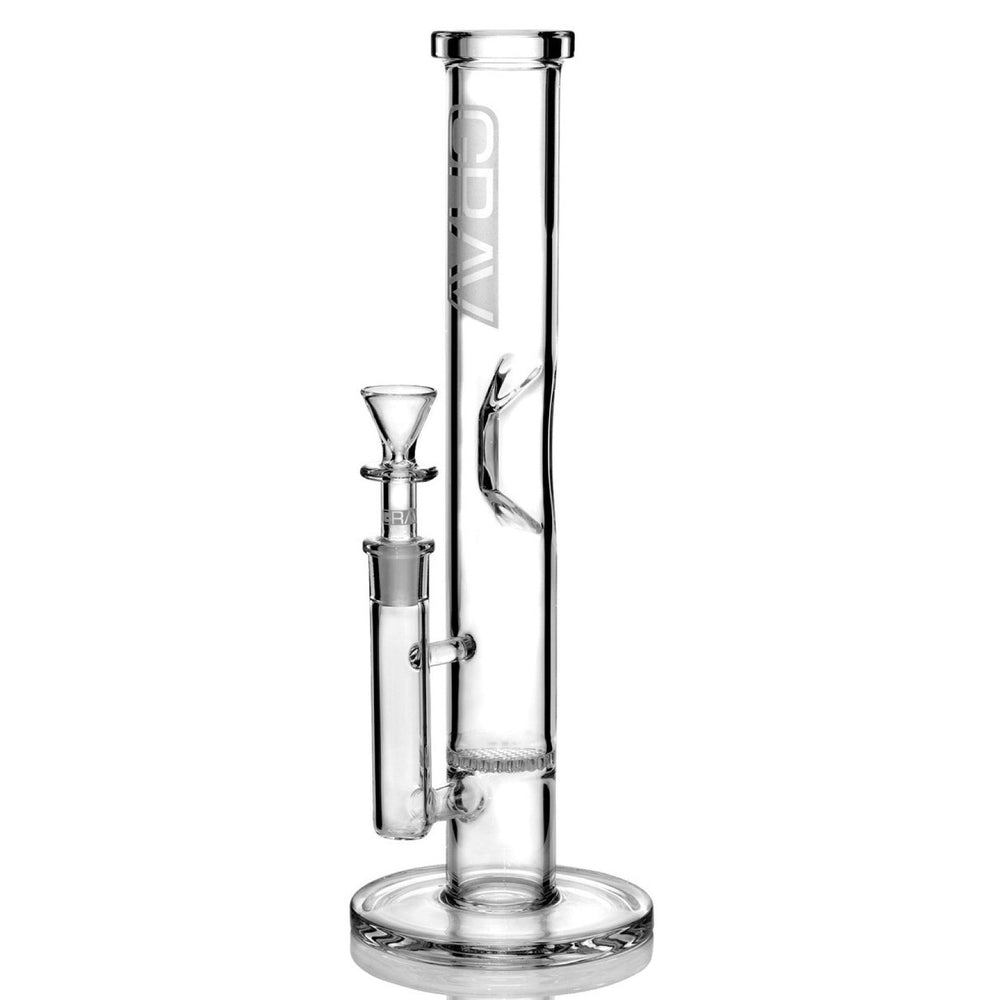  Grav® 12” Straight Tube Honeycomb Perc Water Pipe