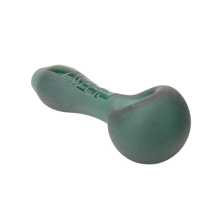 grav sandblasted spoon pipe