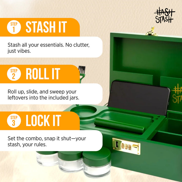 HashStash OG Stash Box (Green)