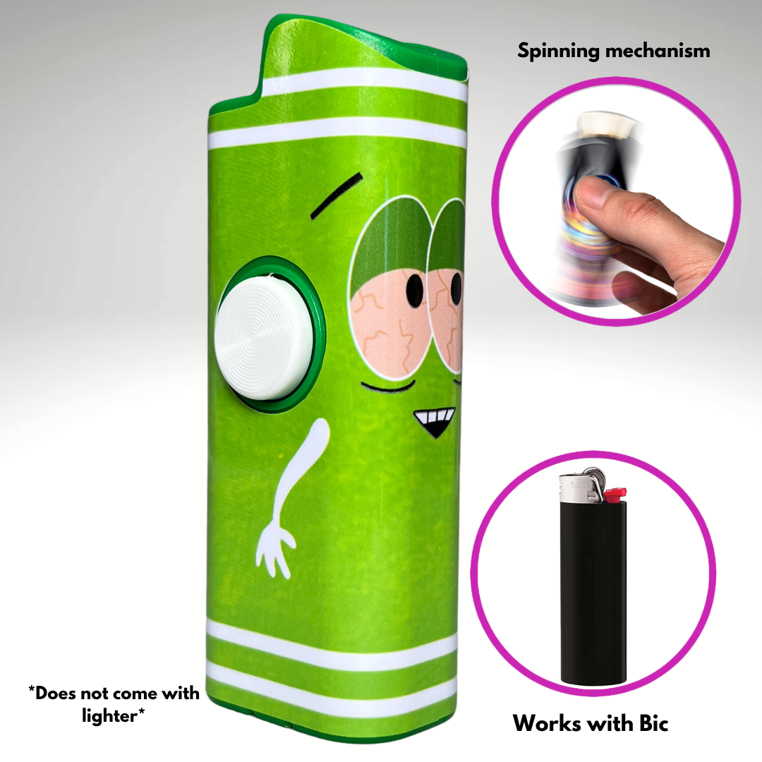 Fidget Spinner Lighter Case (Towelie)