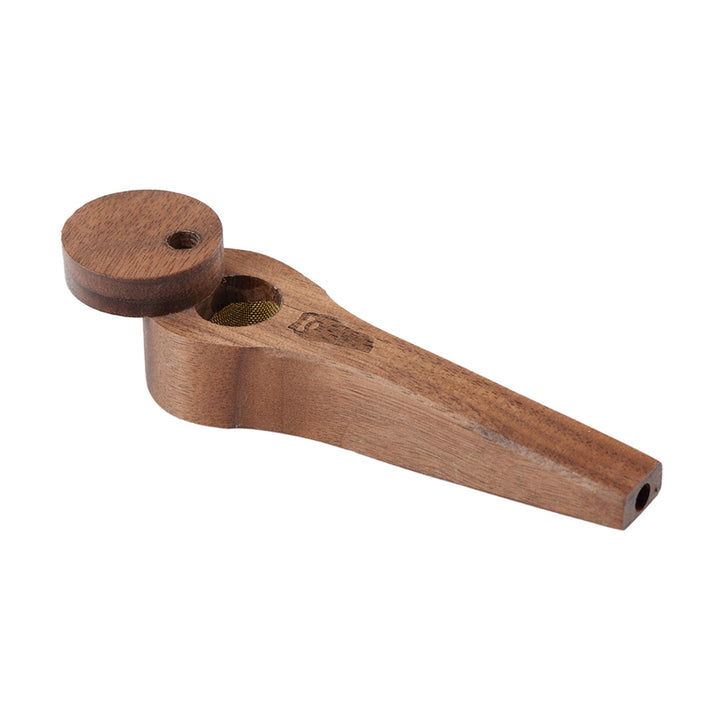 Exotic Wood Pipe with Lid (Walnut)