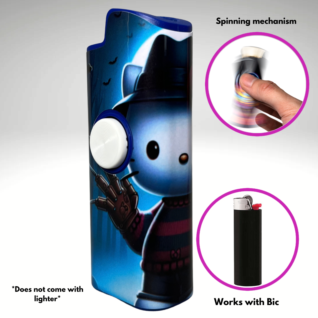 Fidget Spinner Lighter Case (Hello Freddy)