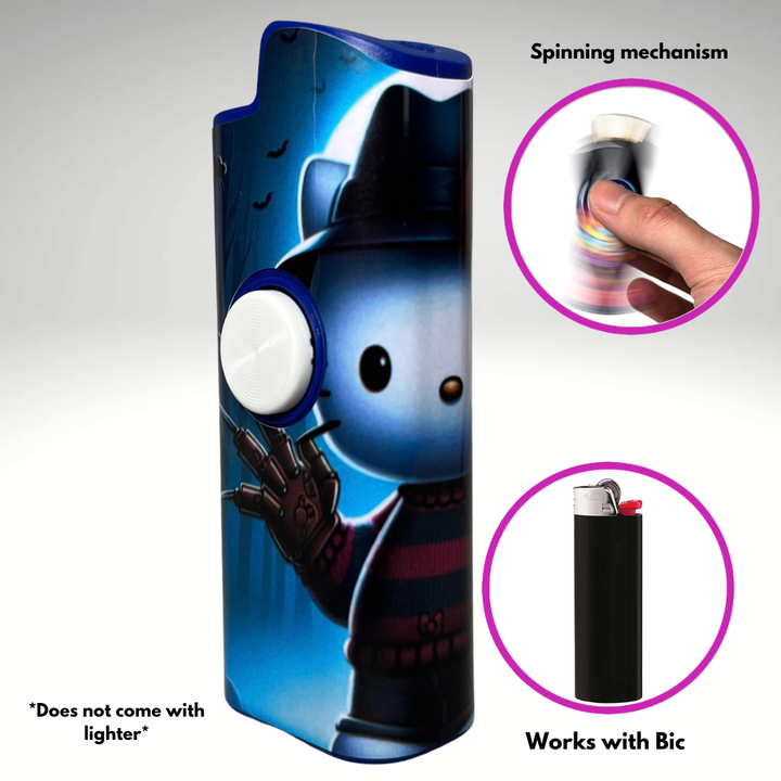 Fidget Spinner Lighter Case (Hello Freddy)