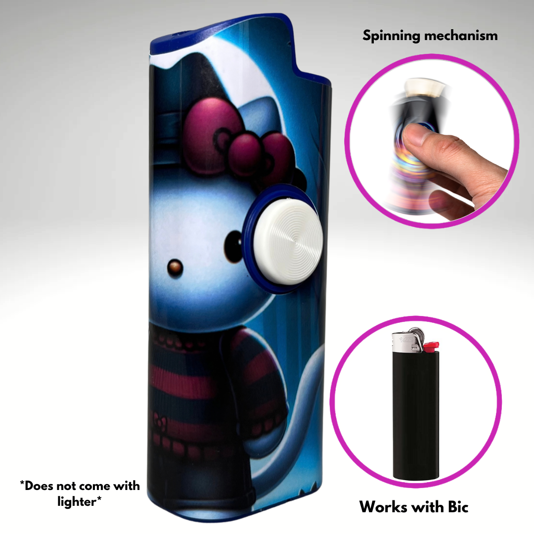 Fidget Spinner Lighter Case (Hello Freddy)