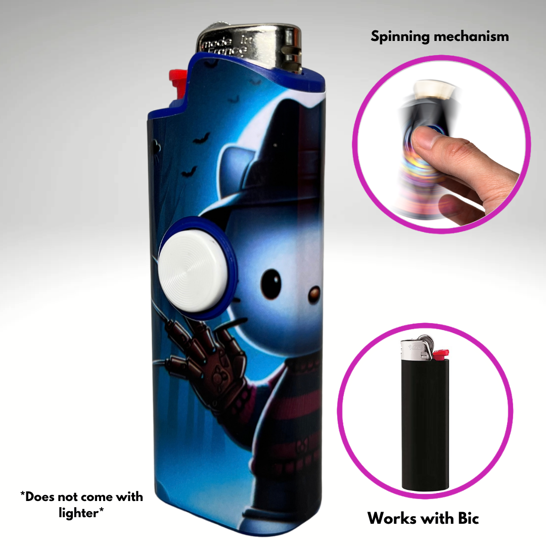 Fidget Spinner Lighter Case (Hello Freddy)