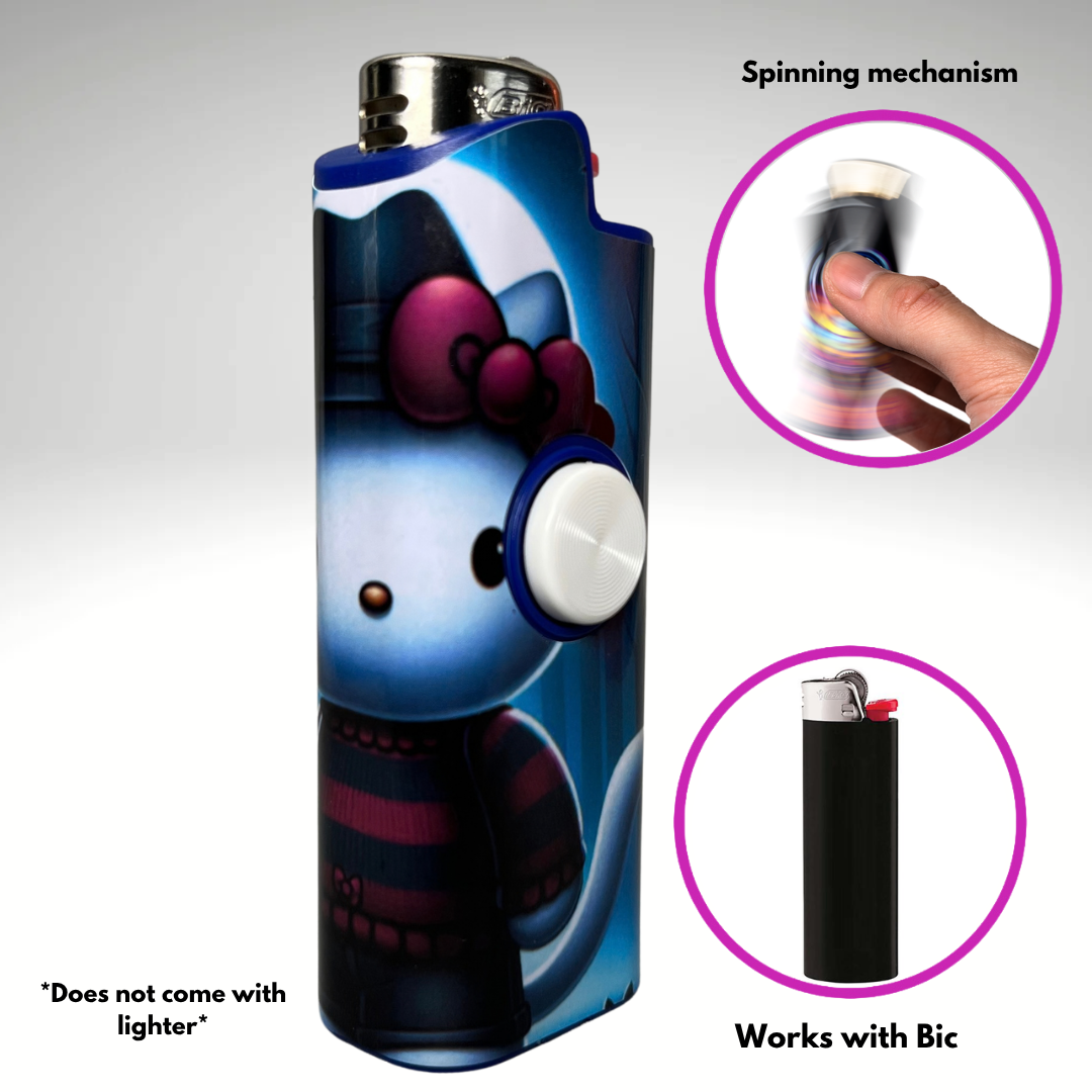 Fidget Spinner Lighter Case (Hello Freddy)