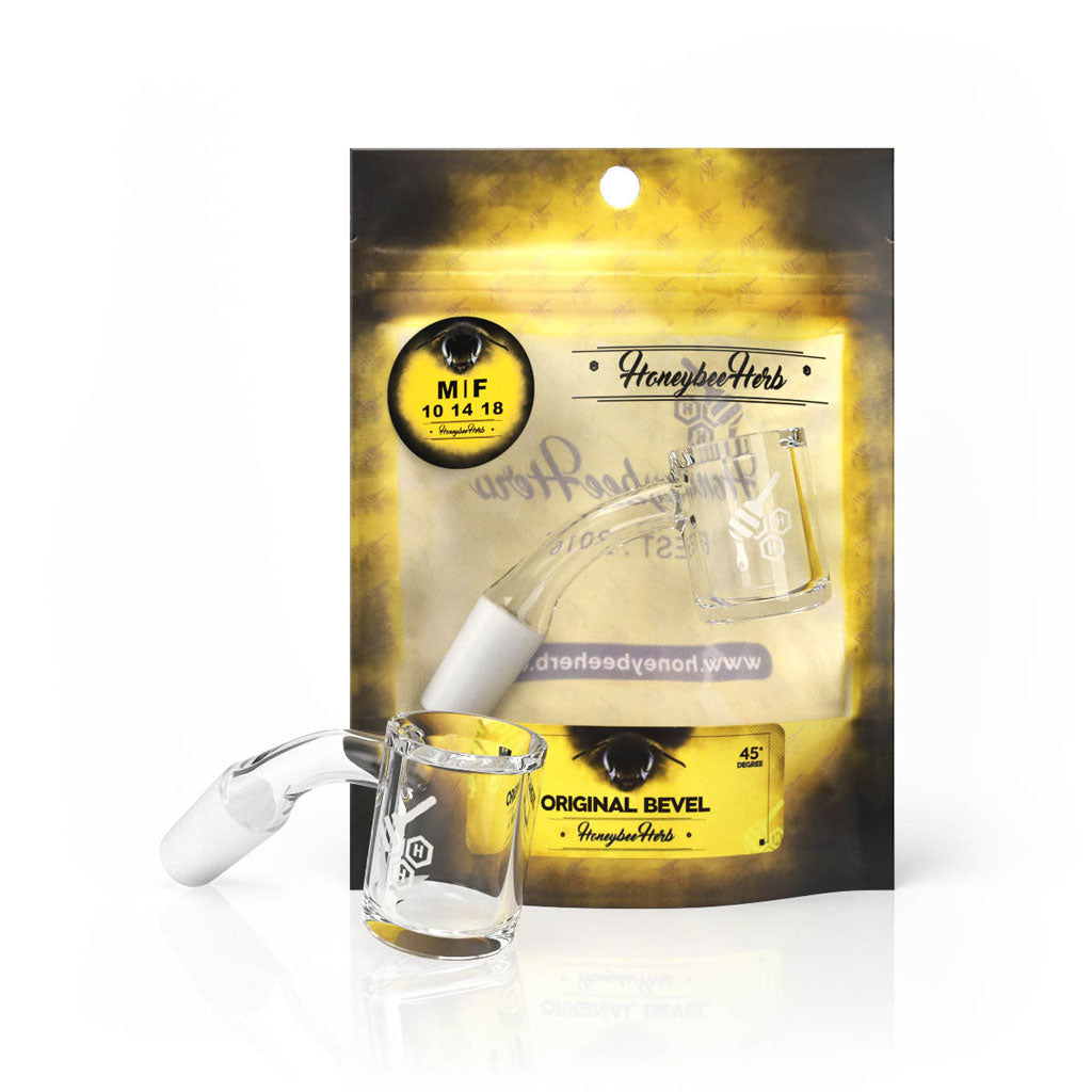 Honeybee Herb Yellow Line Original Quartz Banger