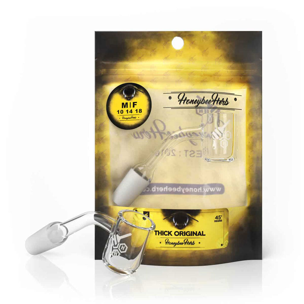 Honeybee Herb Yellow Line Original Quartz Banger