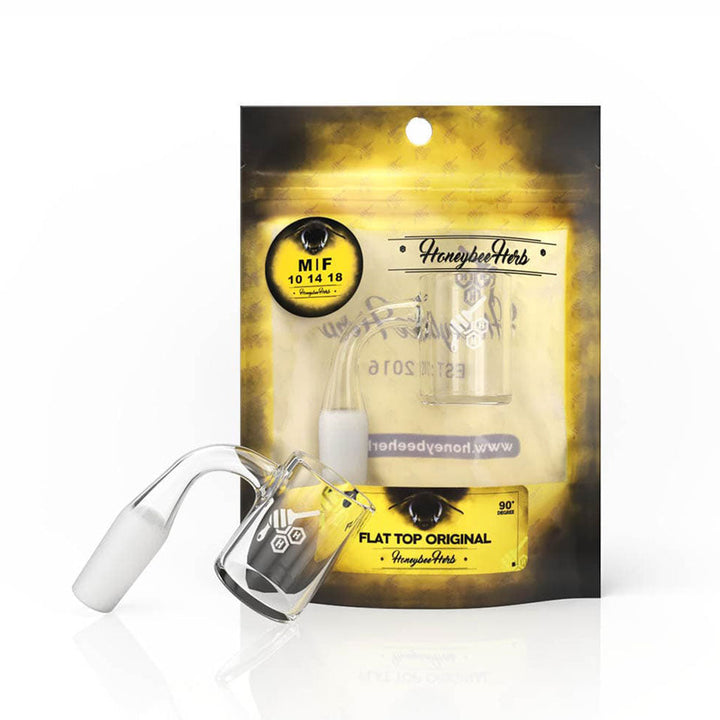 Honeybee Herb Yellow Line Original Quartz Banger