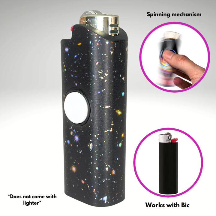 Fidget Spinner Lighter Case (Hubble Space)