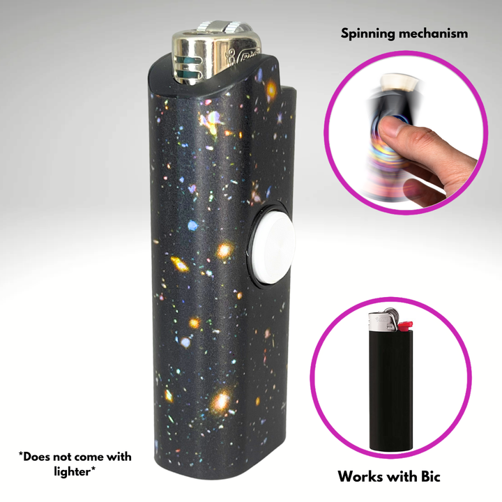 Fidget Spinner Lighter Case (Hubble Space)