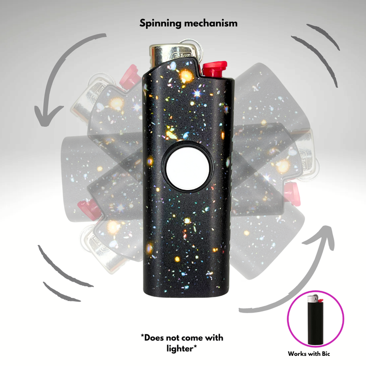 Fidget Spinner Lighter Case (Hubble Space)