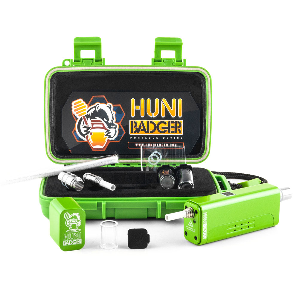 Huni Badger Portable Device - Best Nectar Collector - Lighter USA Nitro Green Huni Badger Portable Device - Best Nectar Collector - Lighter USA Nitro Green
