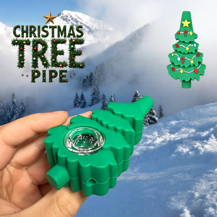 Christmas Silicone Hand Pipes