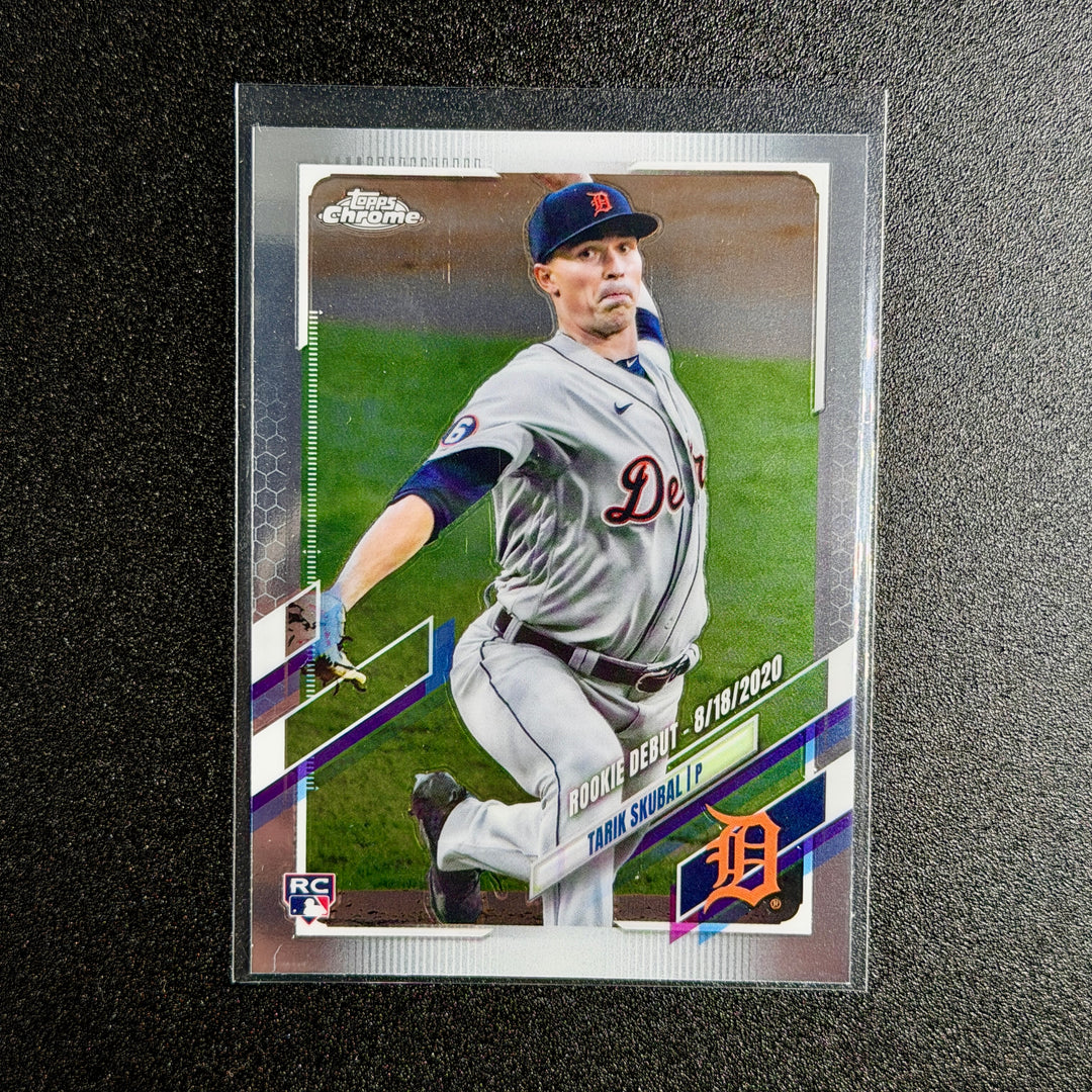 Tarik Skubal Topps Chrome (Rookie)