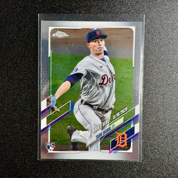 Tarik Skubal Topps Chrome (Rookie)