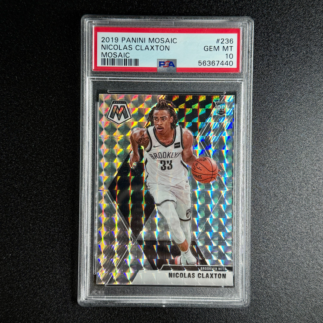 Nicolas Claxton 2019 Mosaic Rookie (PSA Gem Mint 10)