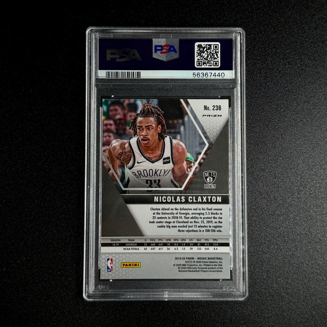 Nicolas Claxton 2019 Mosaic Rookie (PSA Gem Mint 10)