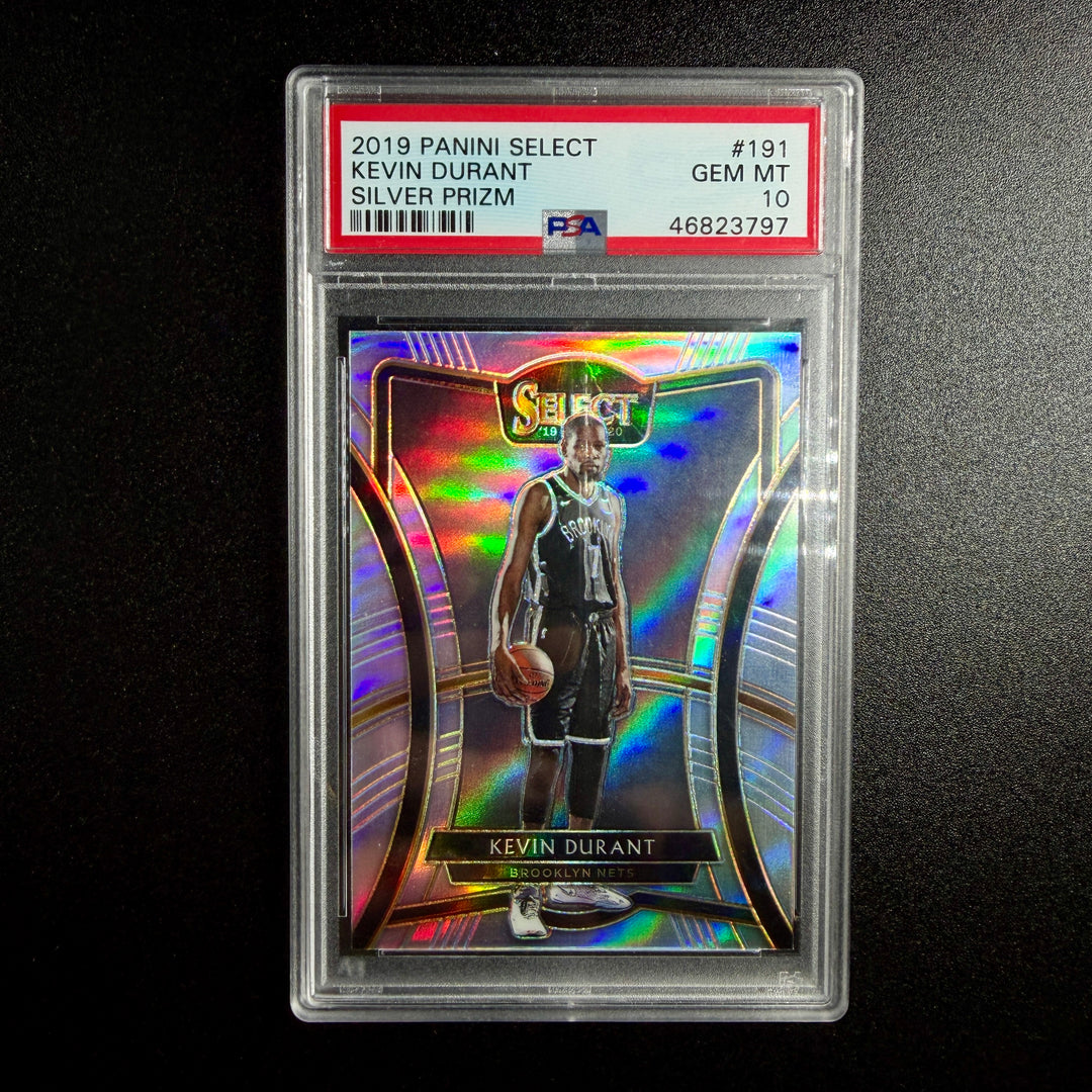 Kevin Durant 2019 Select Silver Prizm (PSA Gem Mint 10)
