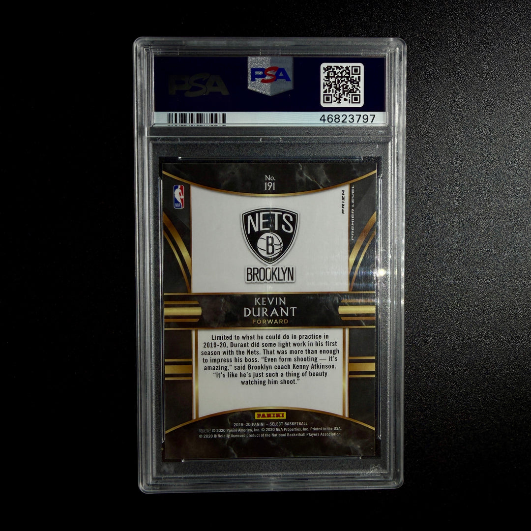 Kevin Durant 2019 Select Silver Prizm (PSA Gem Mint 10)
