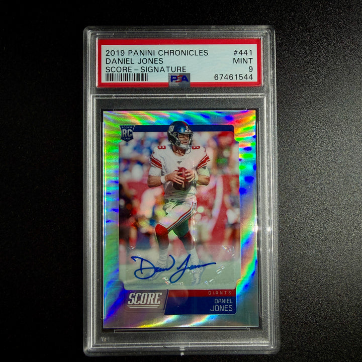 Daniel Jones 2019 Score Chronicles Rookie (PSA Mint 9)