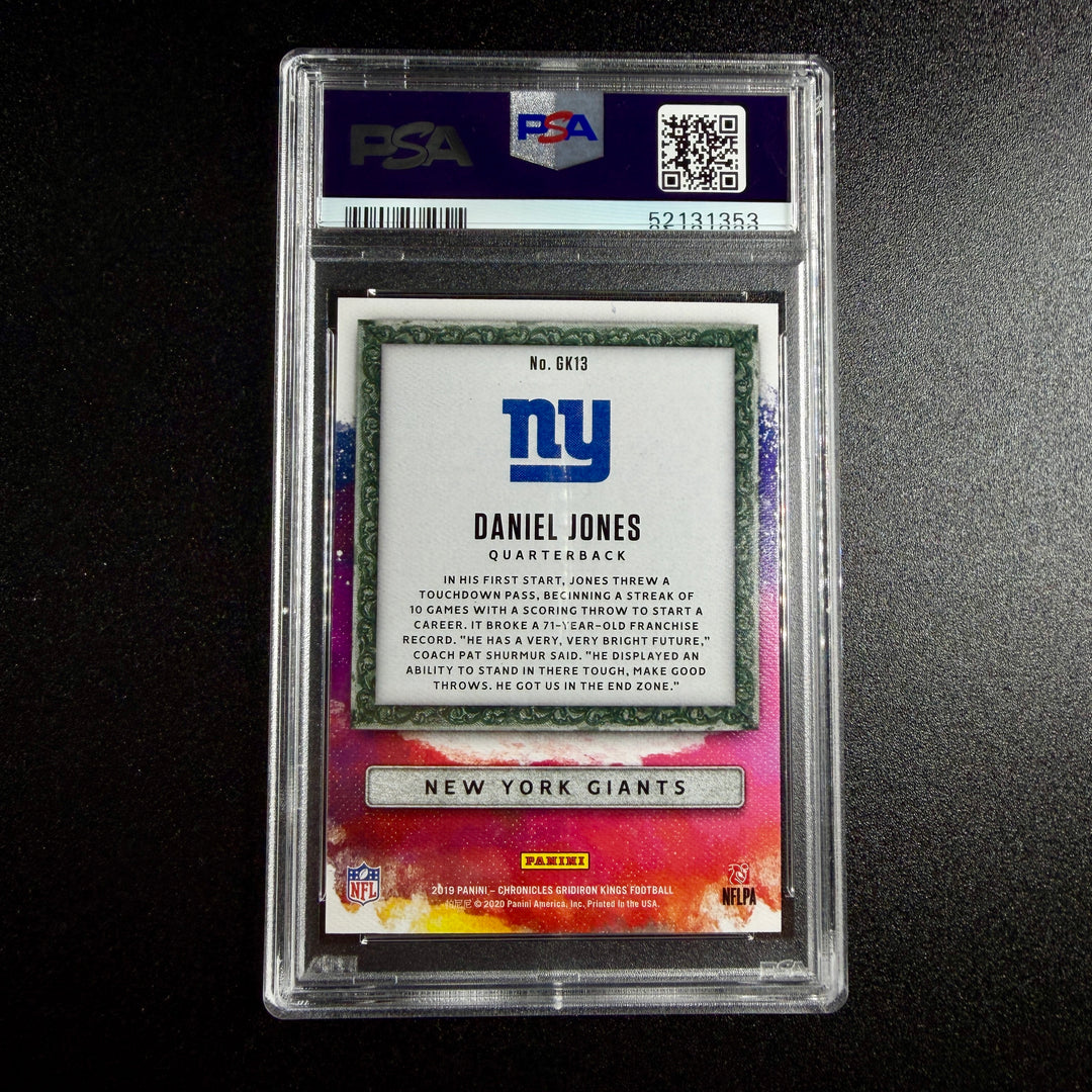 Daniel Jones 2019 Gridiron Kings Rookie (PSA Gem Mint 10) (21/75)