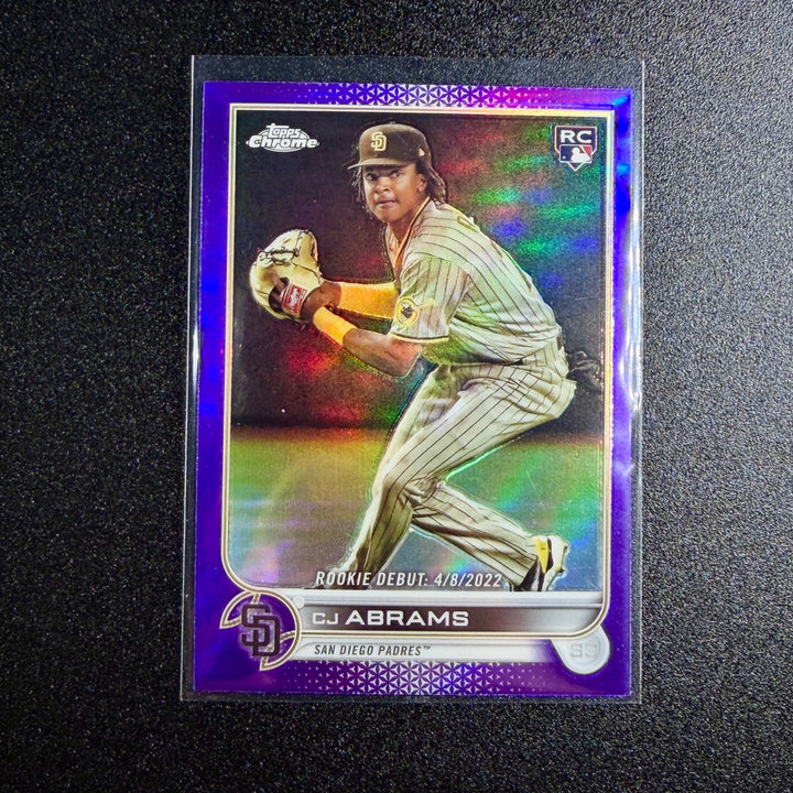 CJ Abrams 2022 Topps Chrome Rookie