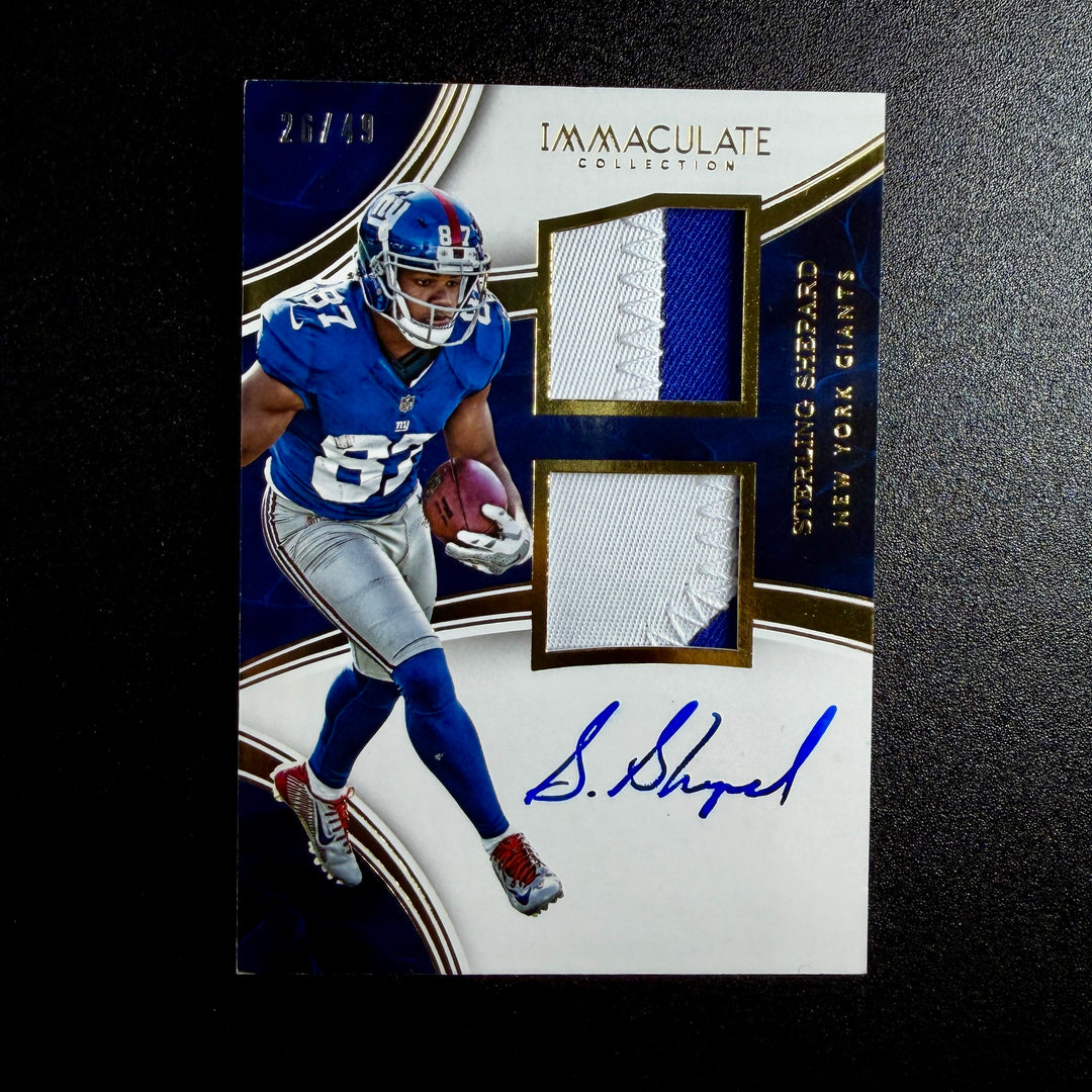 Sterling Shepard 2016 Immaculate Collection Patch Autograph (26/49)