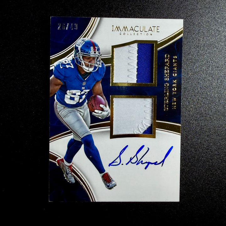 Sterling Shepard 2016 Immaculate Collection Patch Autograph (26/49)