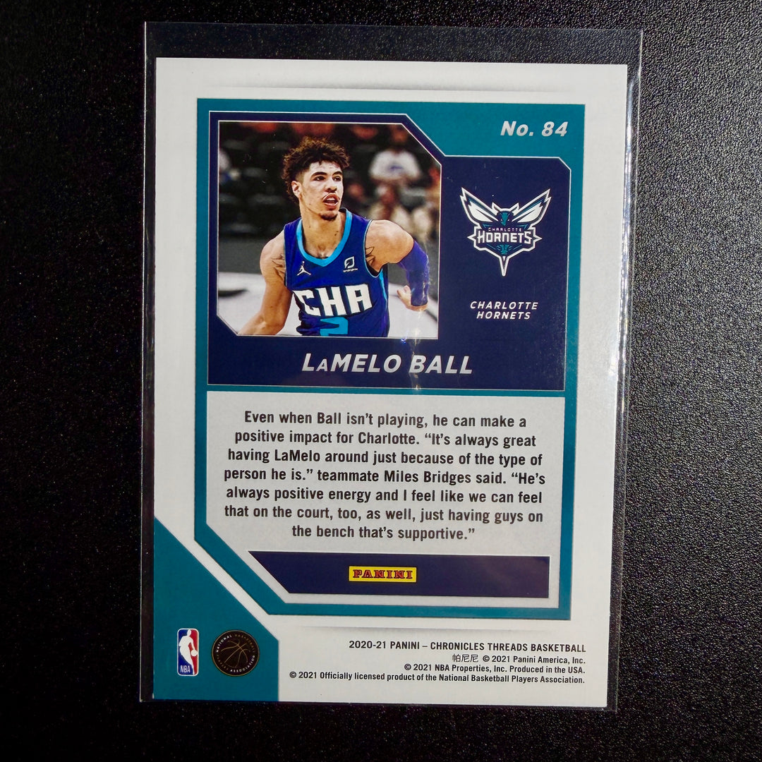 Lamelo Ball 2020 Panini Threads Rookie