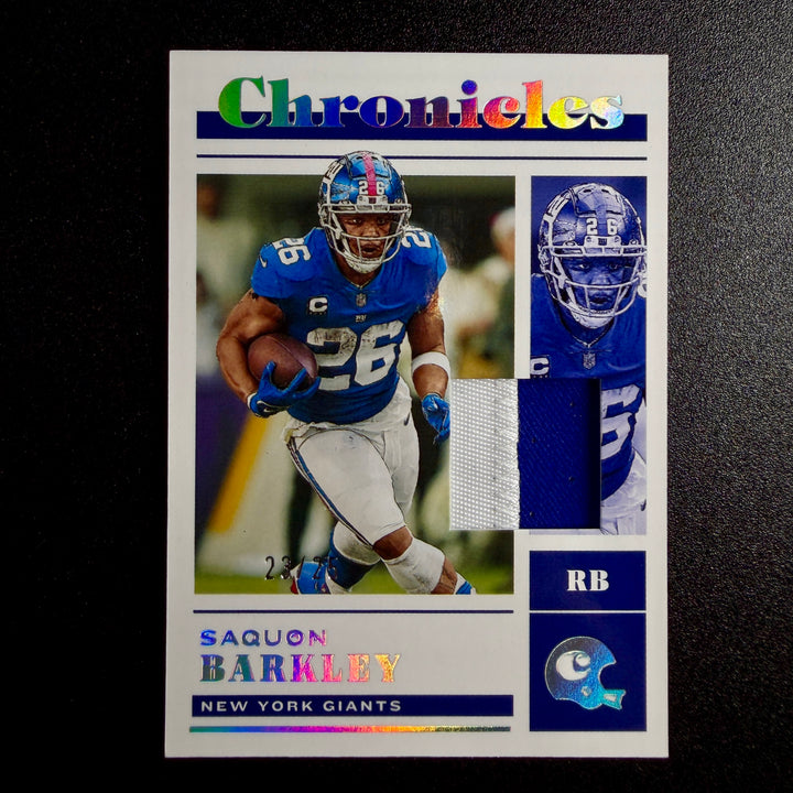 Saquon Barkley 2022 Chronicles Patch (23/25)