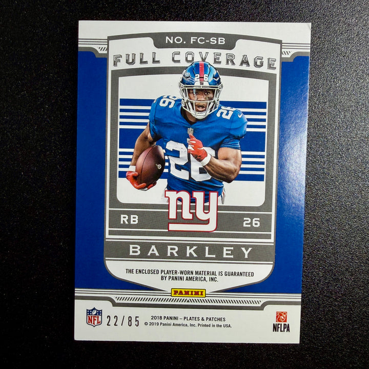 Saquon Barkley 2022 Plates & Patches (22/85)
