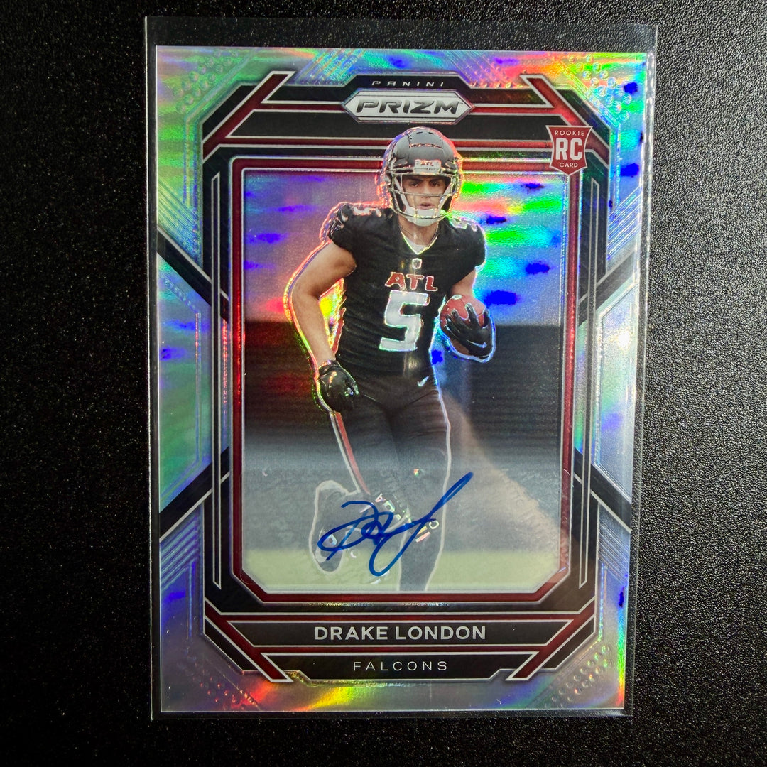 Drake London 2022 Prizm Silver Rookie Auto