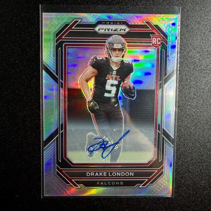 Drake London 2022 Prizm Silver Rookie Auto