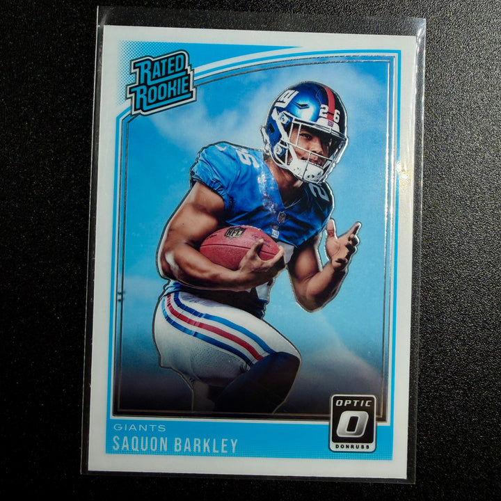 Saquon Barkley 2018 Donruss Optic Rated Rookie