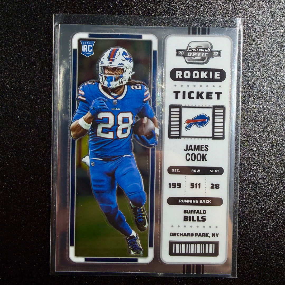 James Cook 2022 Optic Contenders Rookie