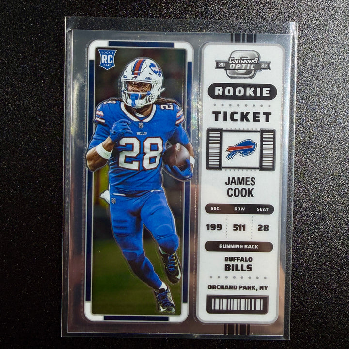 James Cook 2022 Optic Contenders Rookie