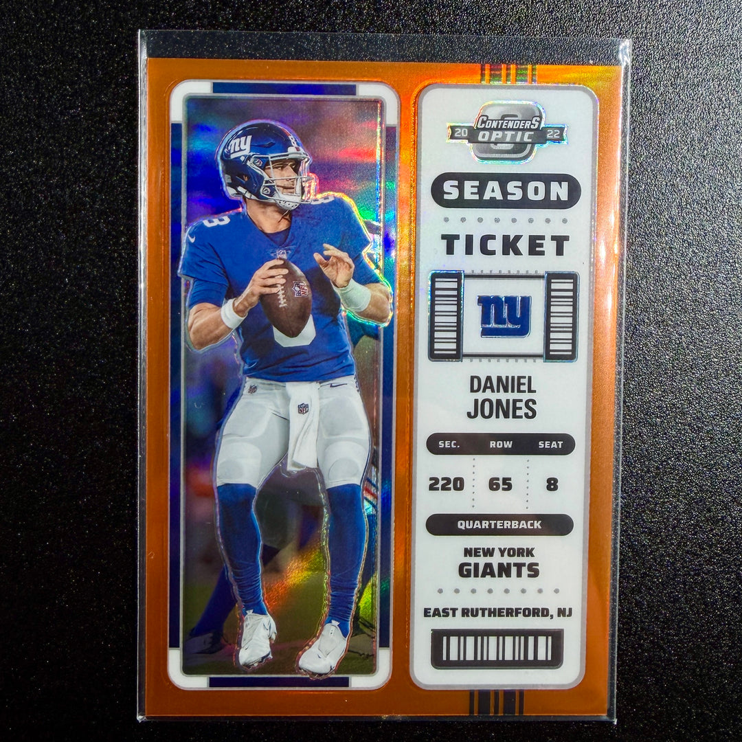 Daniel Jones 2022 Optic Contenders Season Ticket (07/50)