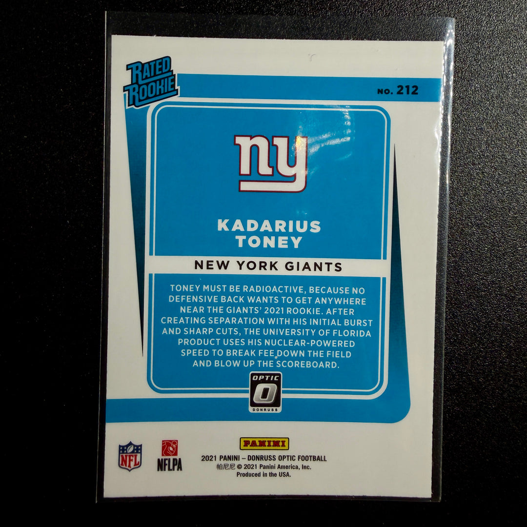 Kadarius Toney 2022 Donruss Optic Rated Rookie