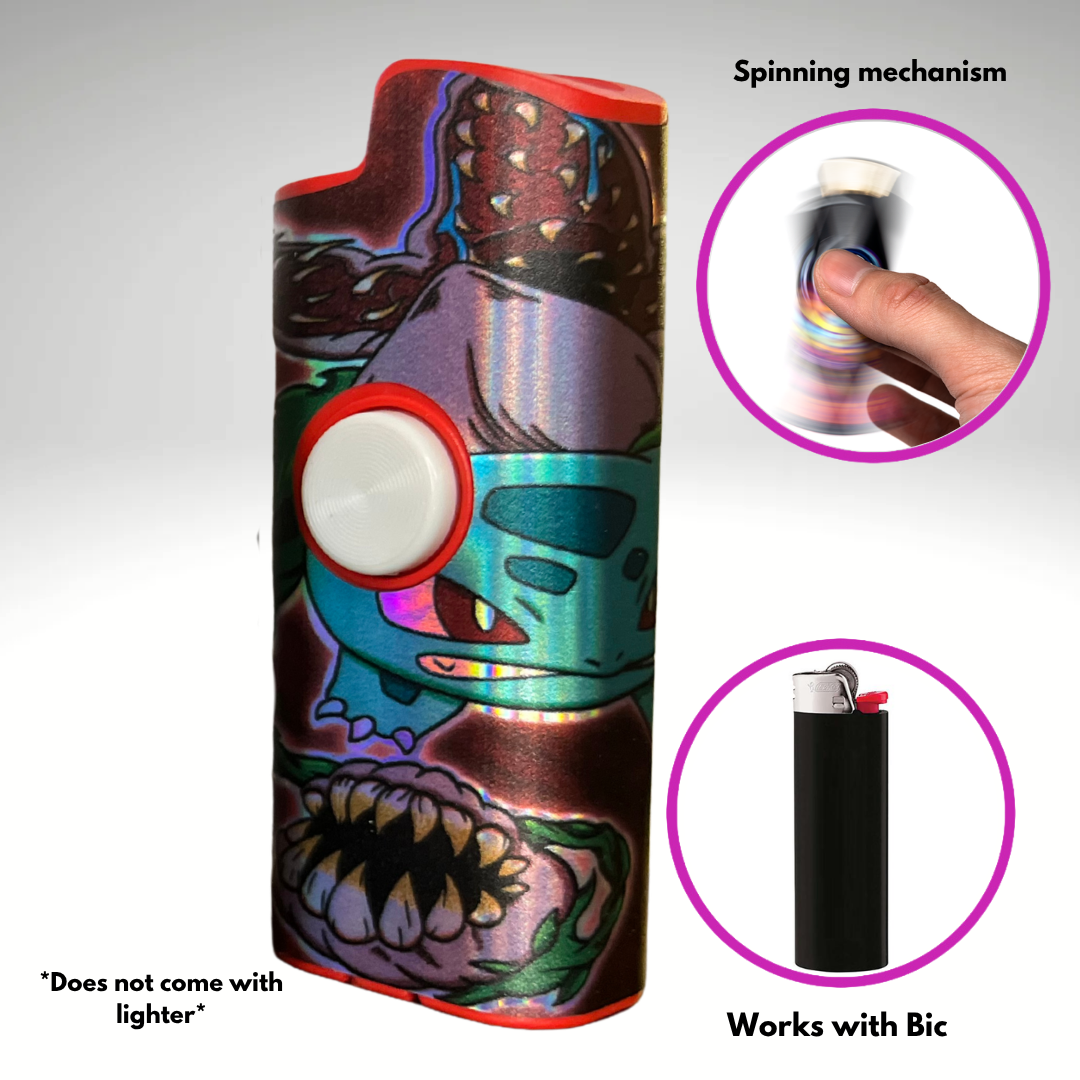 Fidget Spinner Lighter Case "(Ivysaurgon)