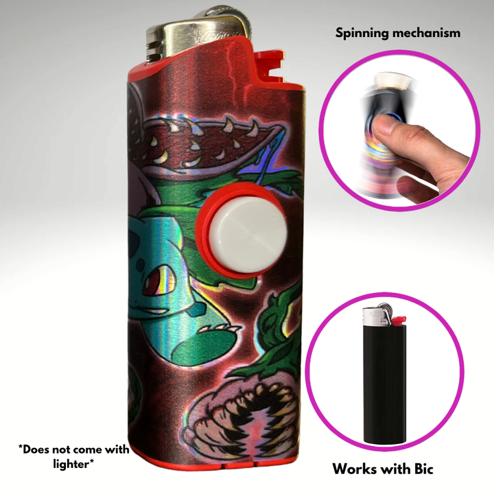 Fidget Spinner Lighter Case "(Ivysaurgon)
