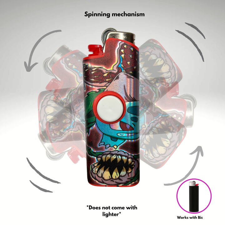 Fidget Spinner Lighter Case "(Ivysaurgon)