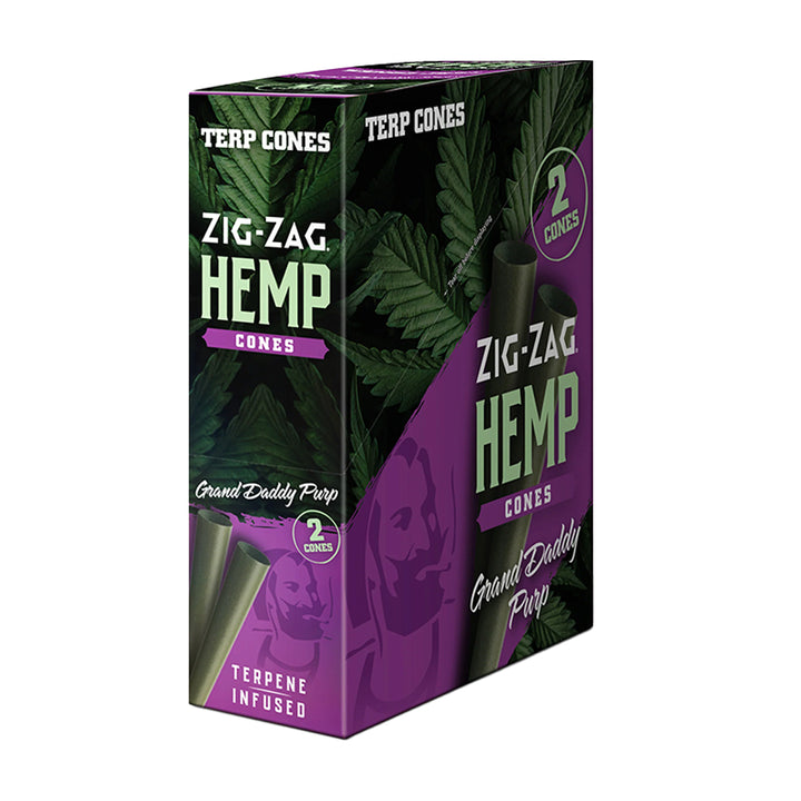 Zig-Zag Terpene-Infused Hemp Cones (Grand Daddy Purp)