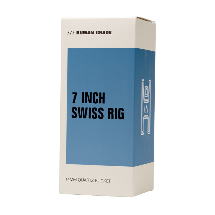 Human Grade 7" Swiss Dab Rig (Blue)