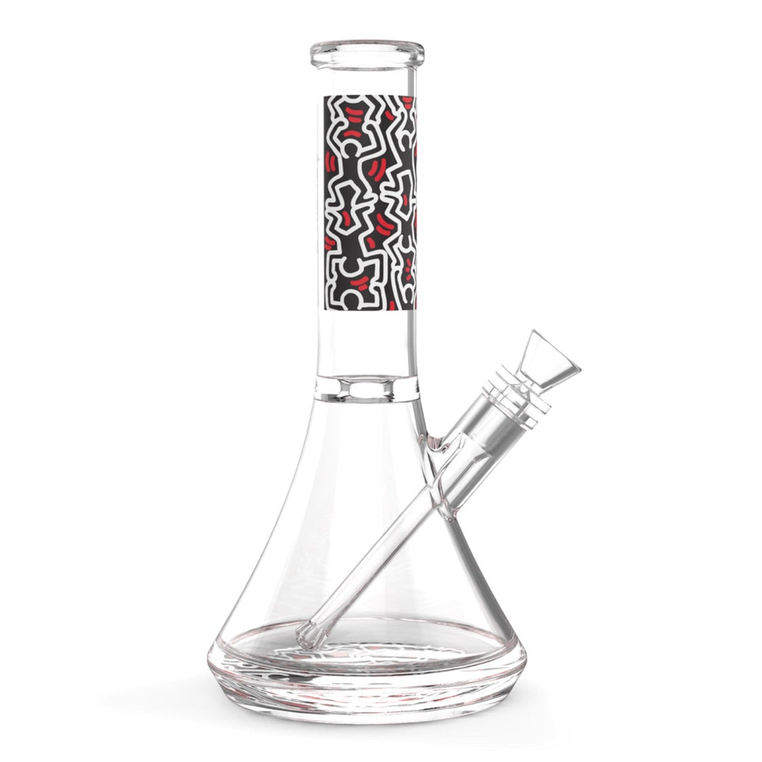 k haring 12.5" beaker bong