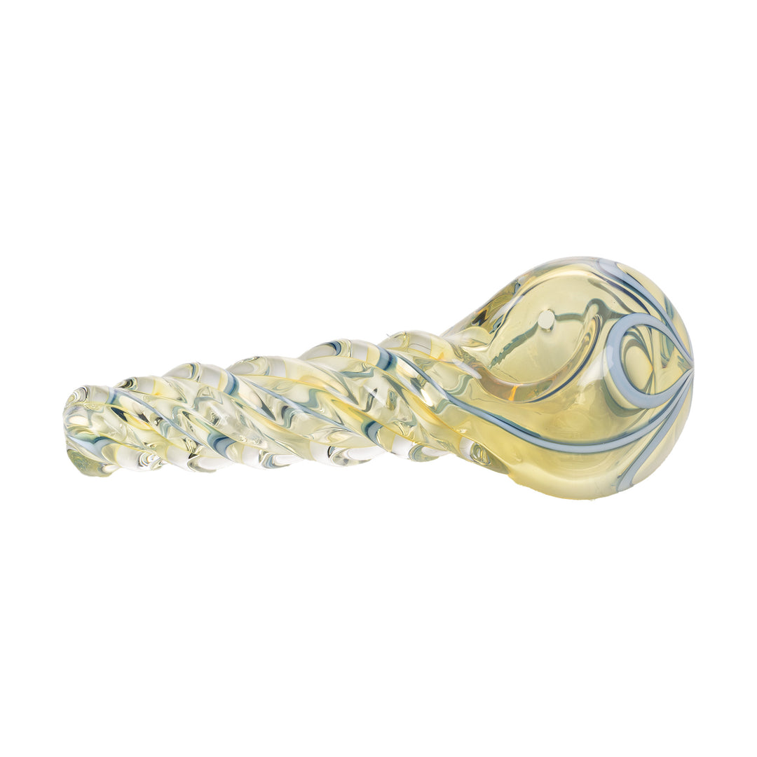 Human Grade Twist Spoon Hand Pipe (Blue)