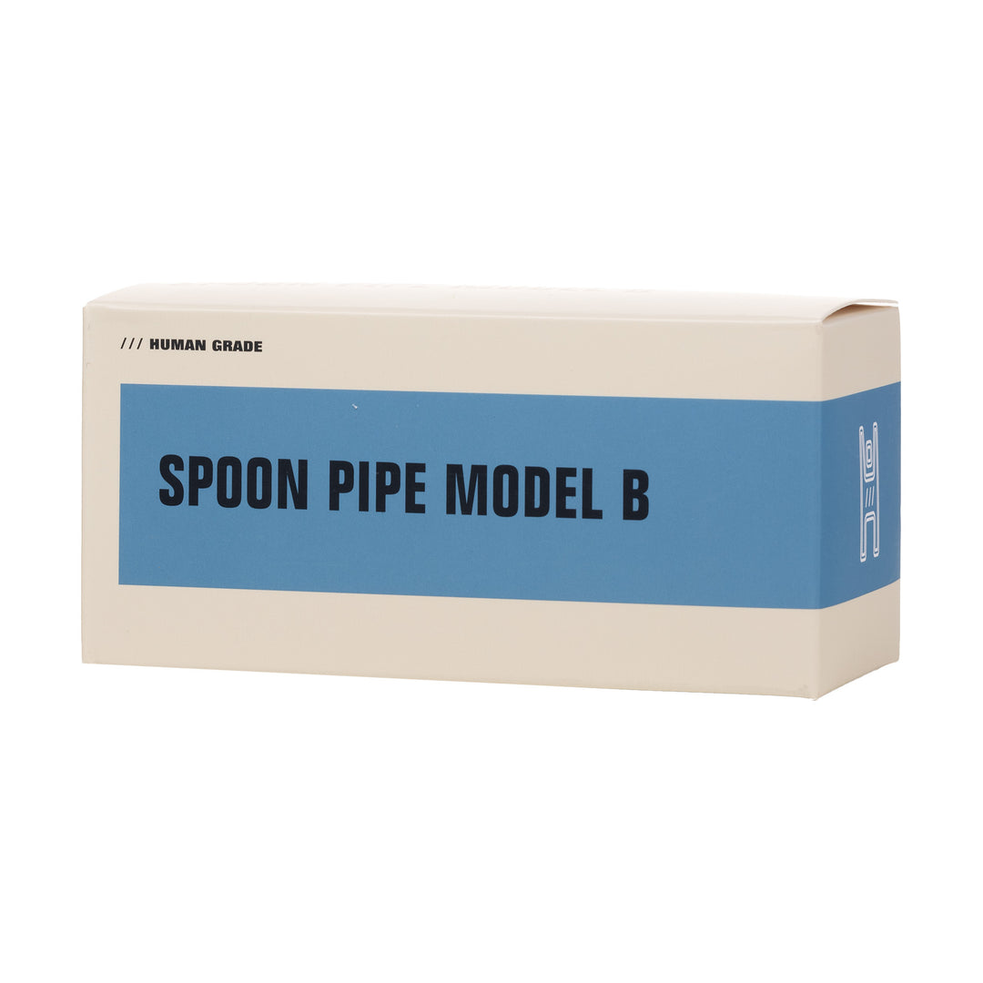 Human Grade Spoon Pipe Model B (Silver Fumed)