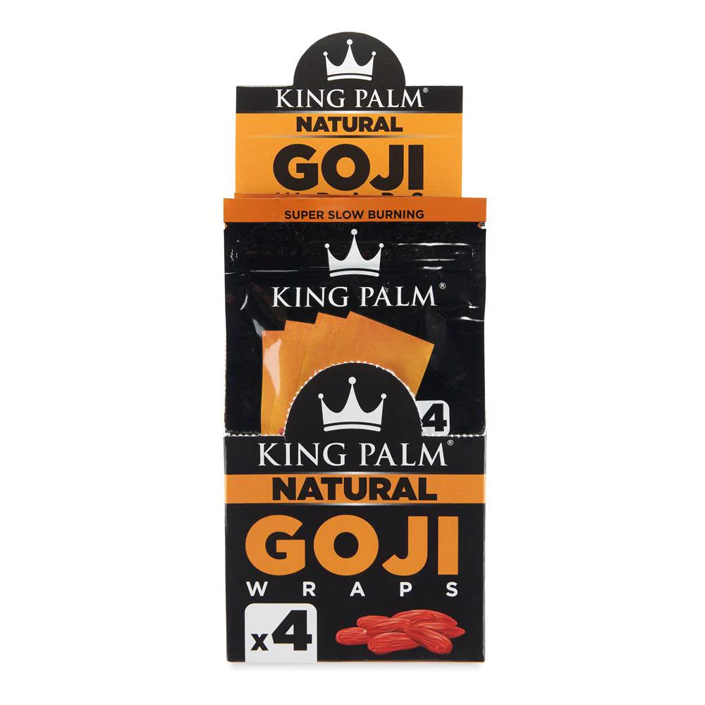 King Palm Goji Berry Wrap (Natural) (60 Wraps)