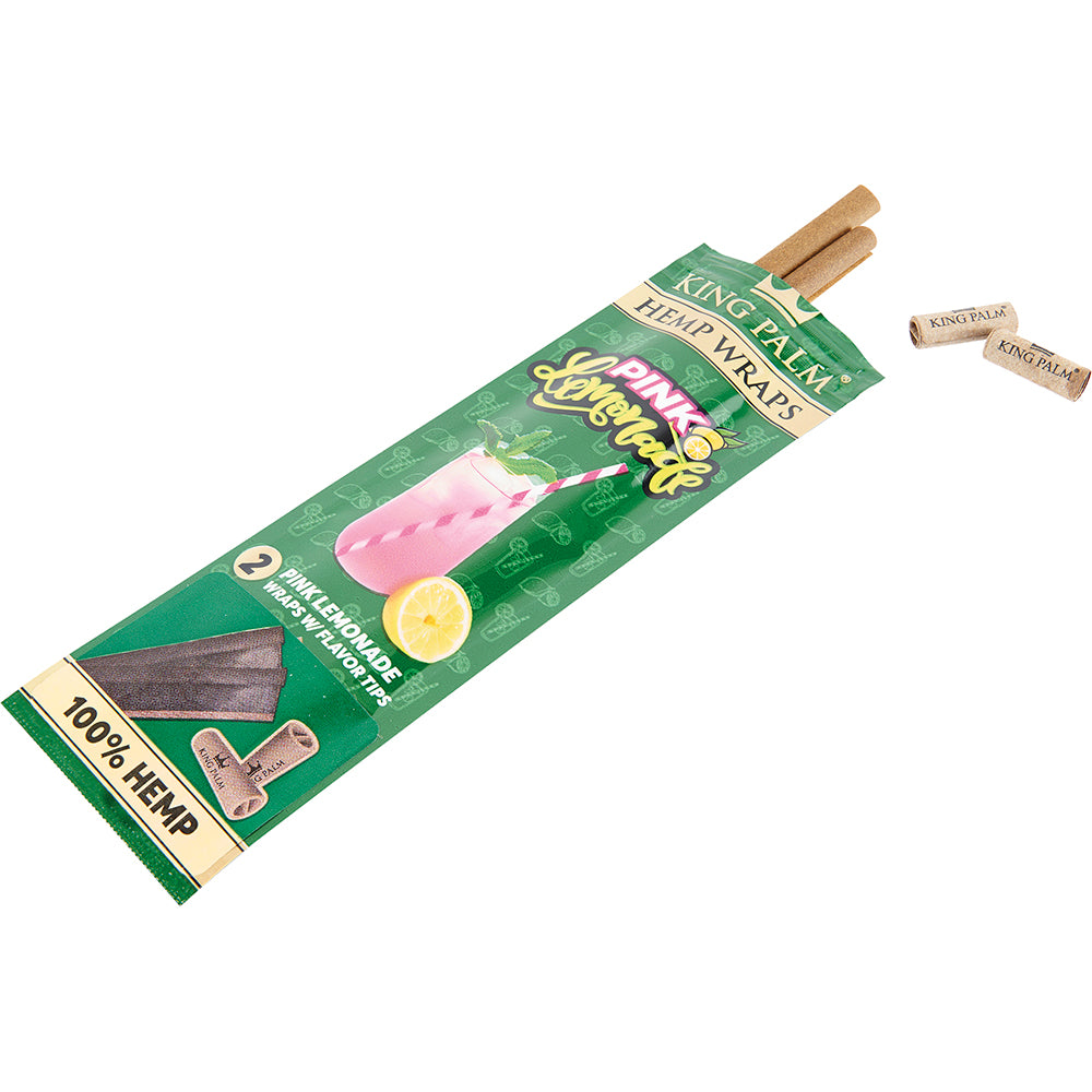 King Palm Hemp Wrap (Pink Lemonade) (30 Wraps)